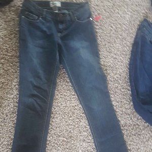 Ladies - Blue Skinny Regular Ankle Jeans- Size 7
